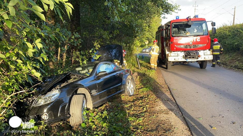 Toruń: zdarzenie drogowe w Wielkiej Nieszawce
