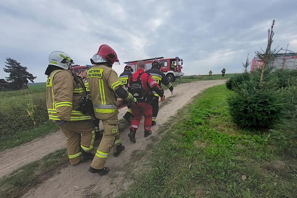 Wypadek w Bierzgłowie pod Toruniem