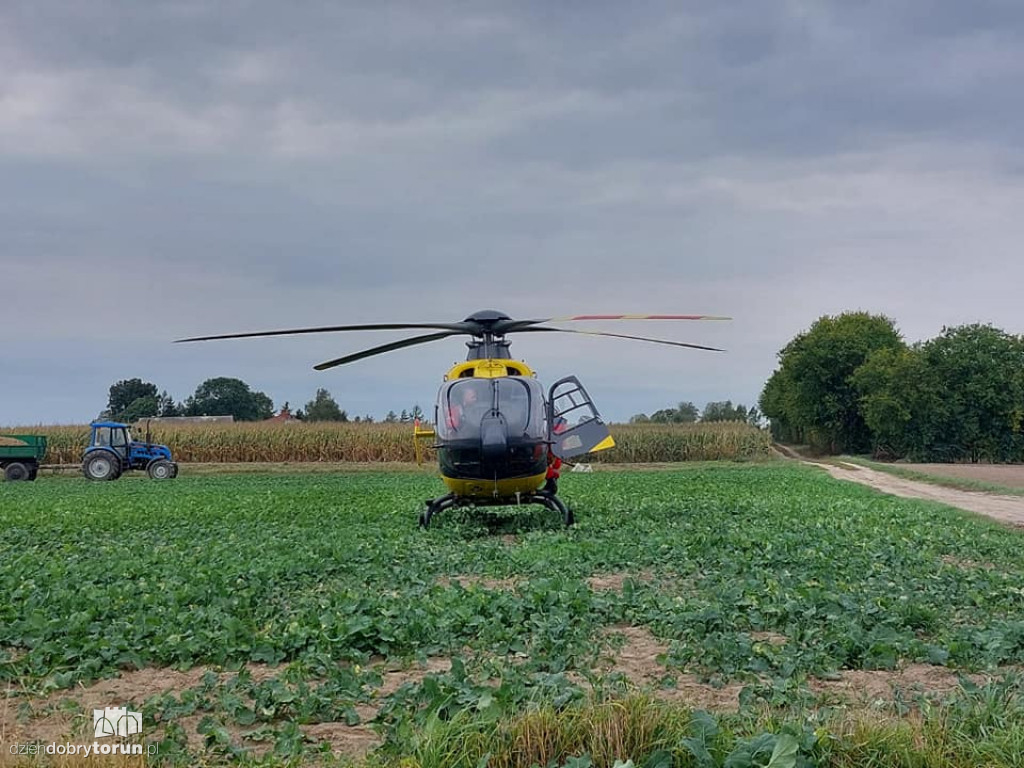Wypadek w Bierzgłowie pod Toruniem