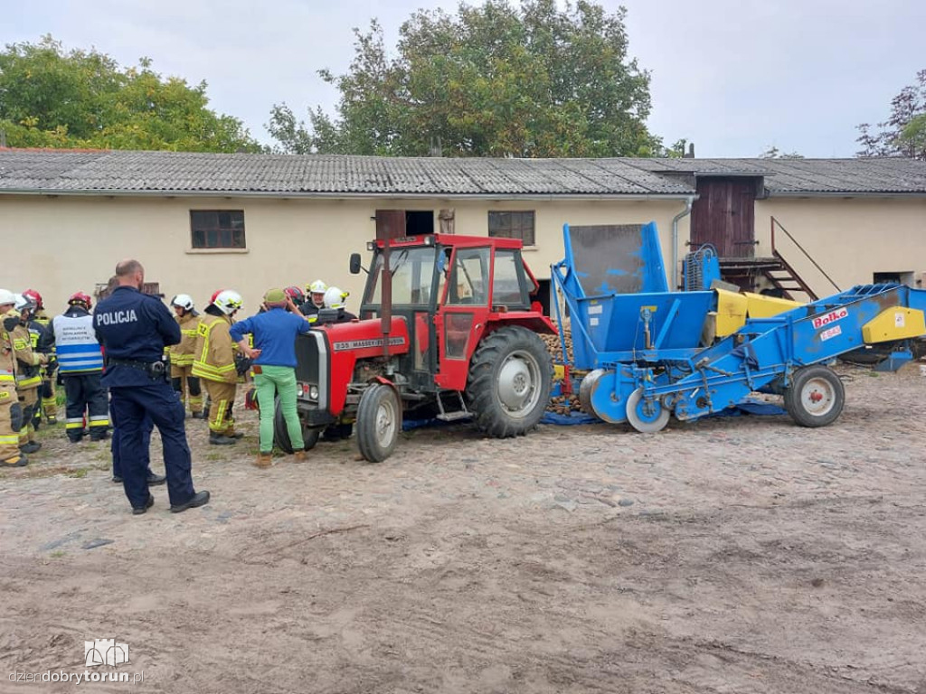 Wypadek w Bierzgłowie pod Toruniem