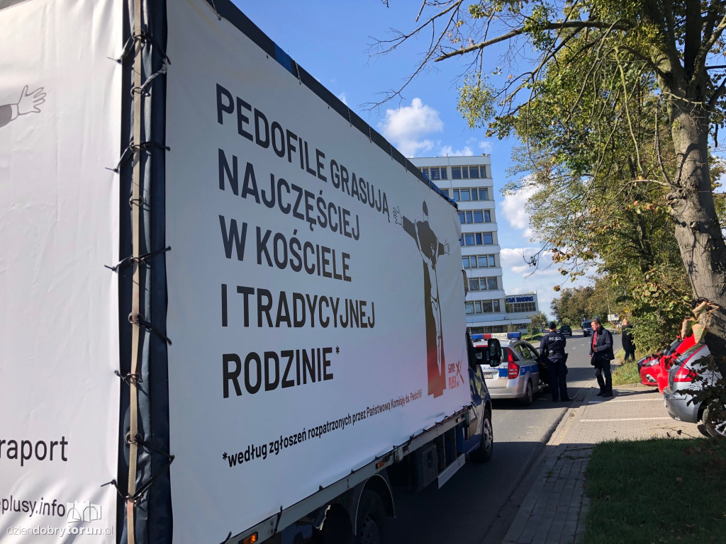 Furgonetka prawdy w Toruniu