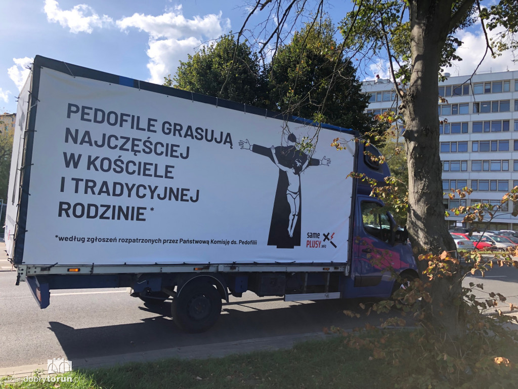 Furgonetka prawdy w Toruniu