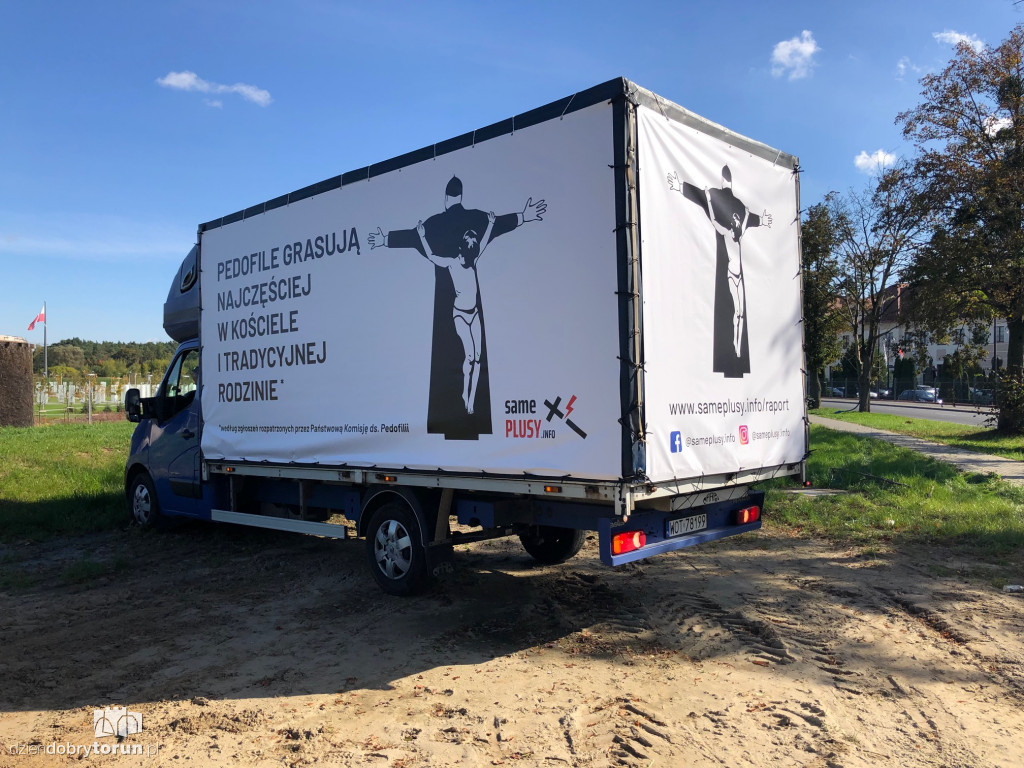 Furgonetka prawdy w Toruniu