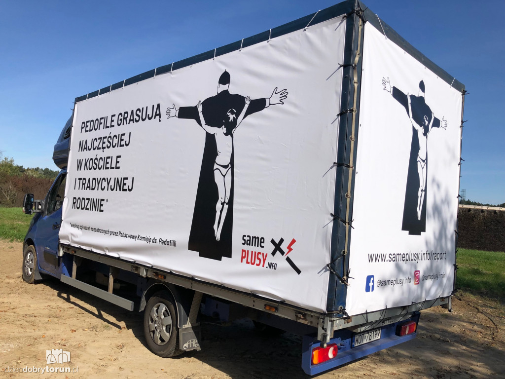 Furgonetka prawdy w Toruniu