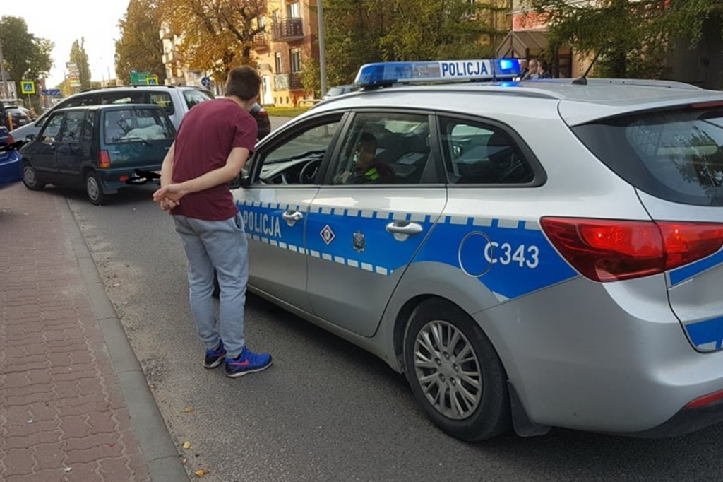 Toruń: kolizja przy Kościuszki