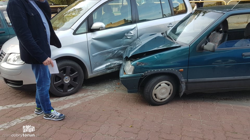 Toruń: kolizja przy Kościuszki