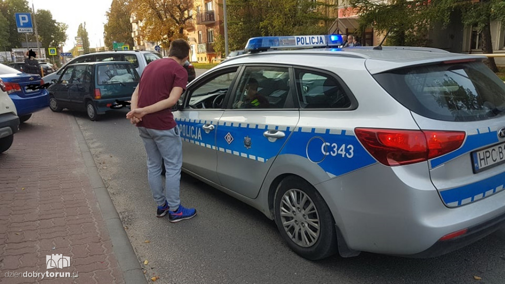 Toruń: kolizja przy Kościuszki