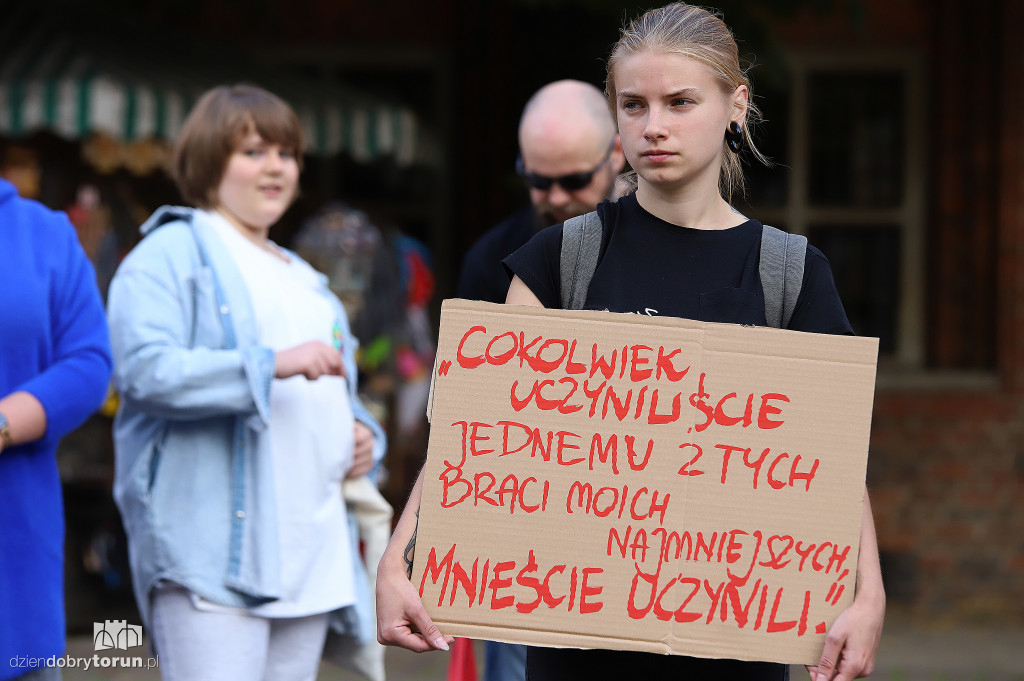 Pikieta ,, Nikt nie jest nielegalny''