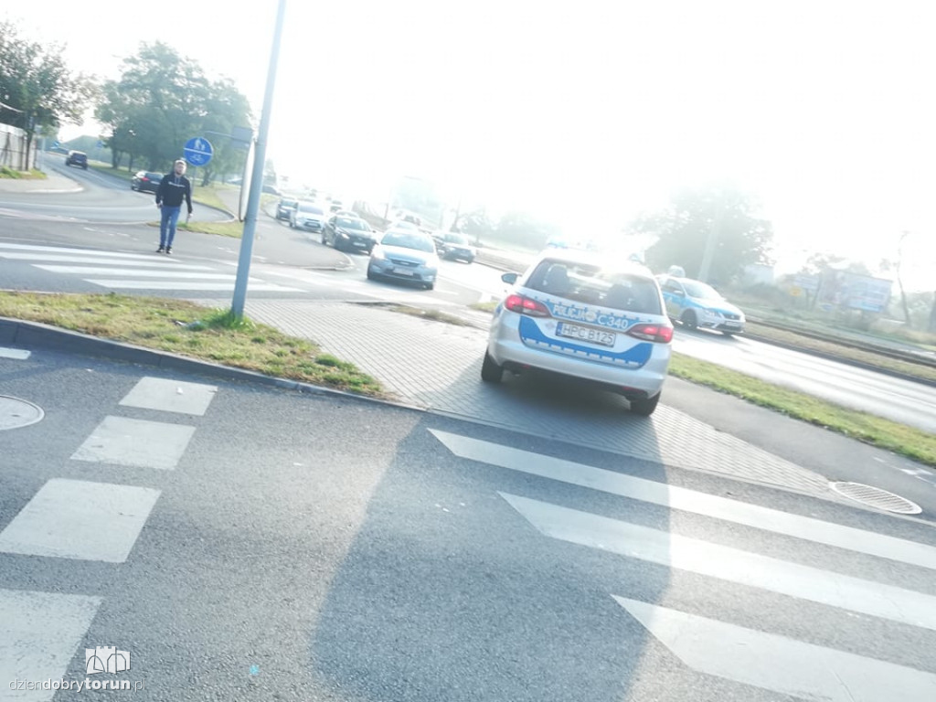 Toruń: potrącenie rowerzysty