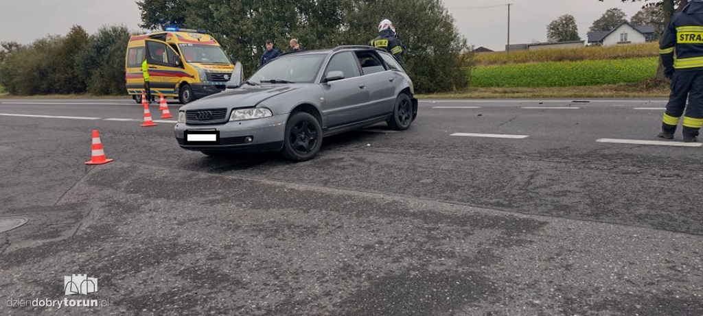Zderzenie aut w Ostaszewie pod Toruniem