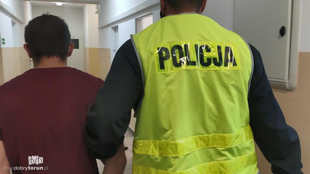 Toruń: złodziej w rękach policji