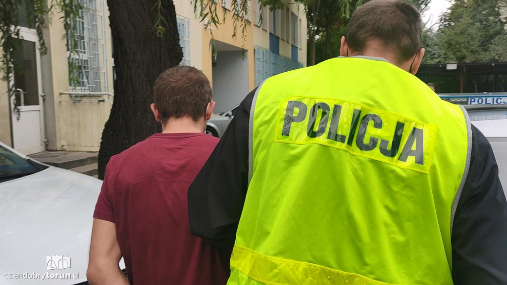 Toruń: złodziej w rękach policji
