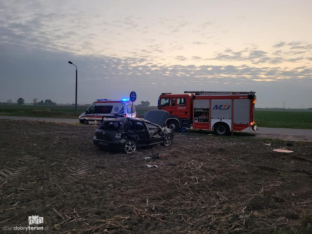 Groźna kolizja w Browinie k. Torunia