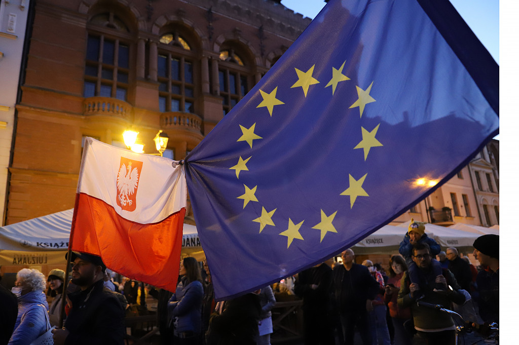 Pikieta: ,,MY zostajemy w UE, rząd wychodzi!''