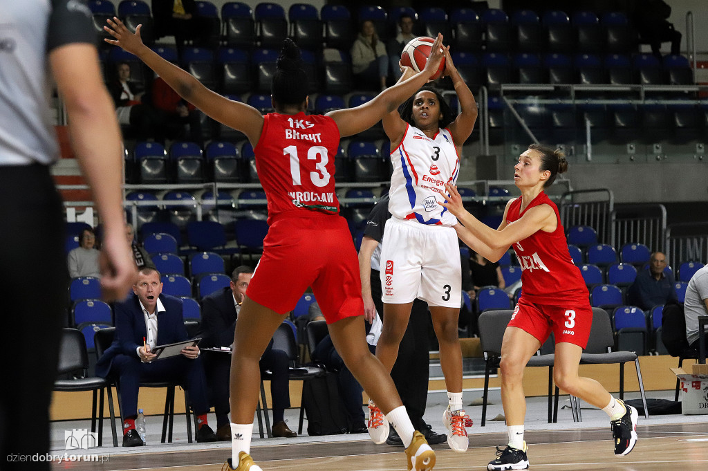 Energa Toruń 77 : 92 1KS Ślęza Wrocław
