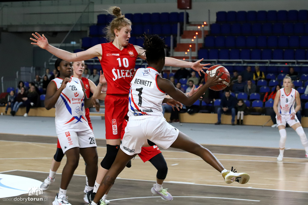 Energa Toruń 77 : 92 1KS Ślęza Wrocław