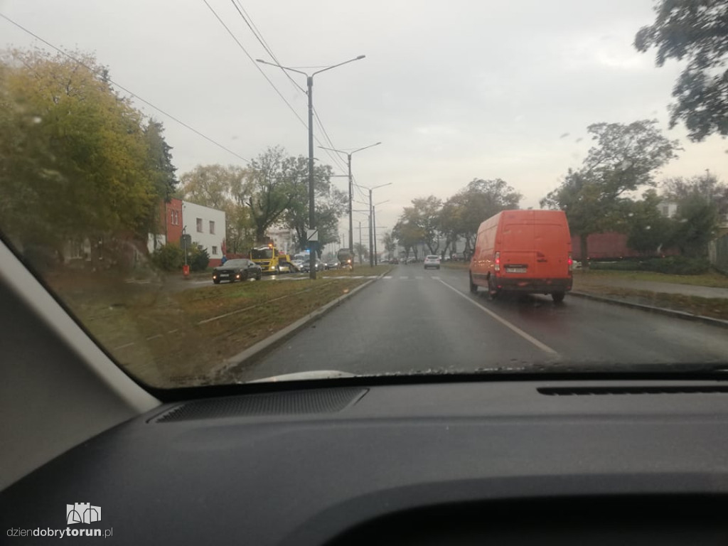 Toruń: kolizja przy Szosie Lubickiej
