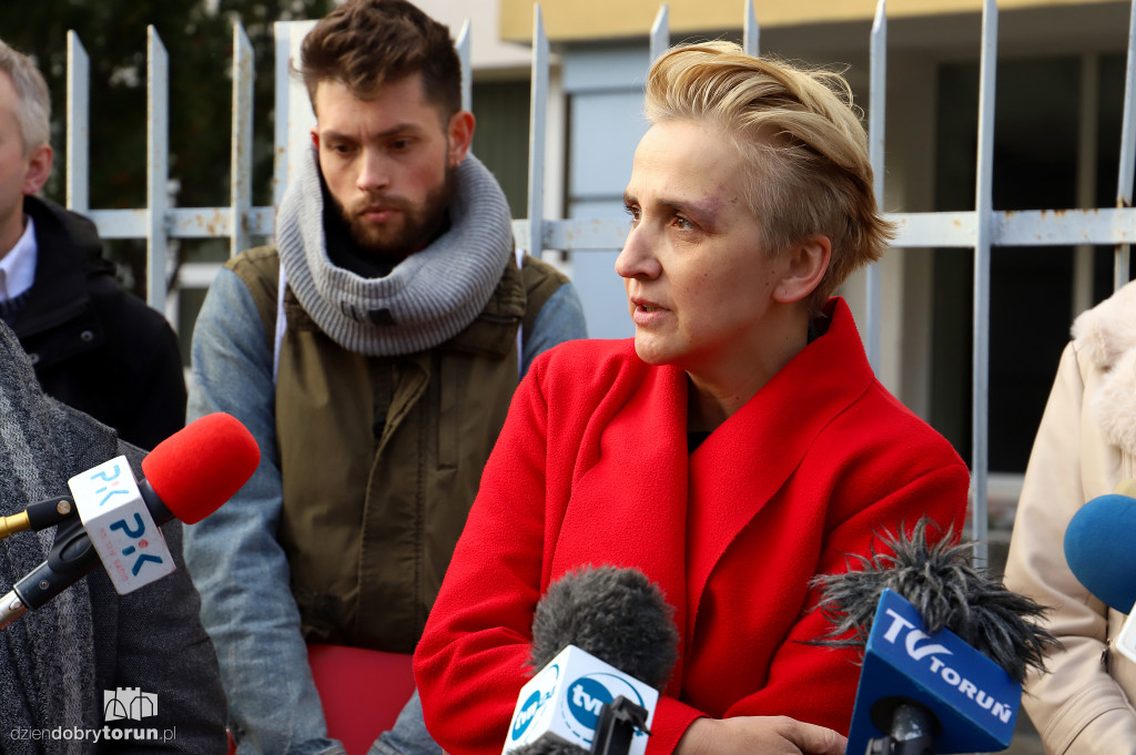 Konferencja prasowa Joanny Scheuring-Wielgus