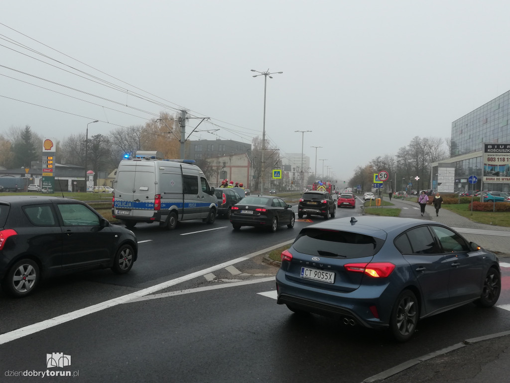 Toruń: kolizja trzech aut przy Kościuszki