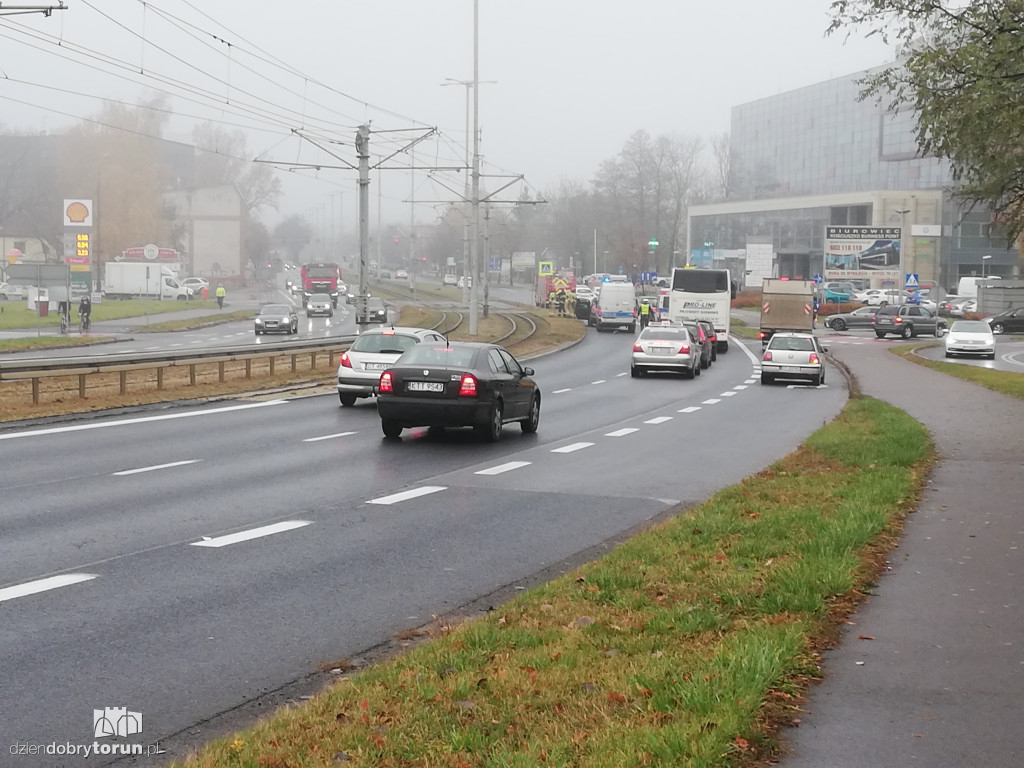 Toruń: kolizja trzech aut przy Kościuszki