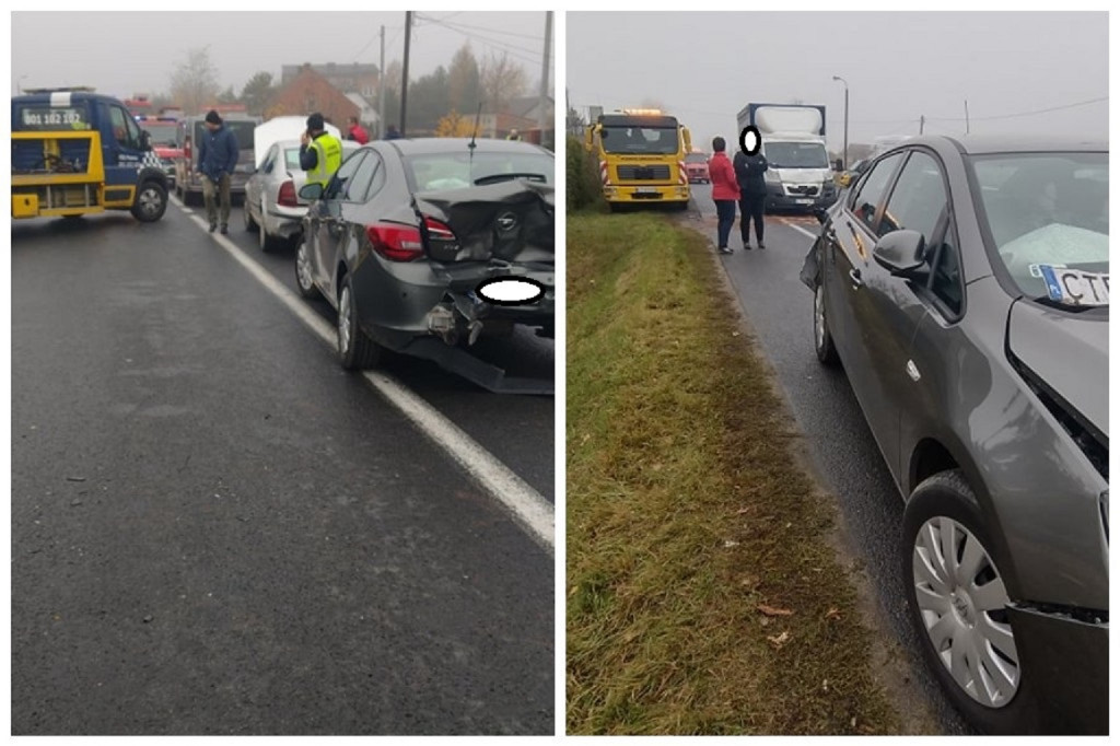 Zderzenie w Lubiczu Górnym k. Torunia