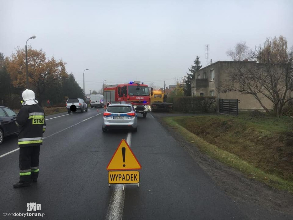Zderzenie w Lubiczu Górnym k. Torunia