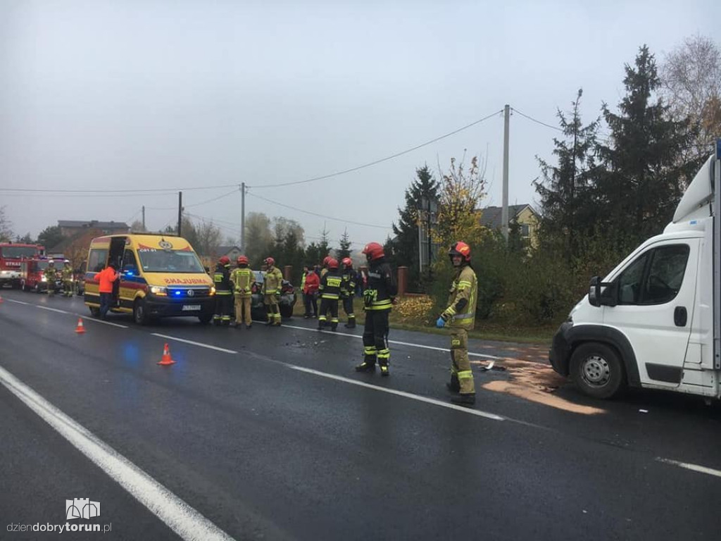 Zderzenie w Lubiczu Górnym k. Torunia