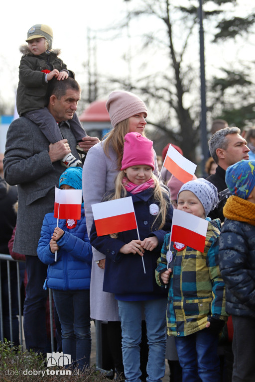 Uroczystość pod pomnikiem Józefa Piłsudskiego