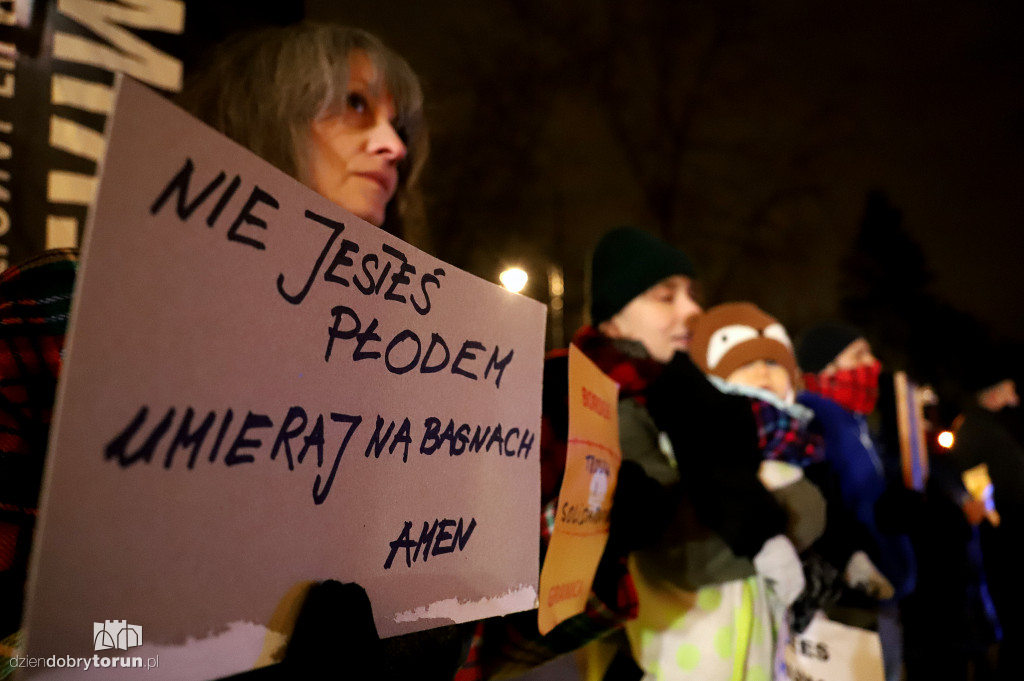 Pikieta pod Jordankami w obronie uchodźców