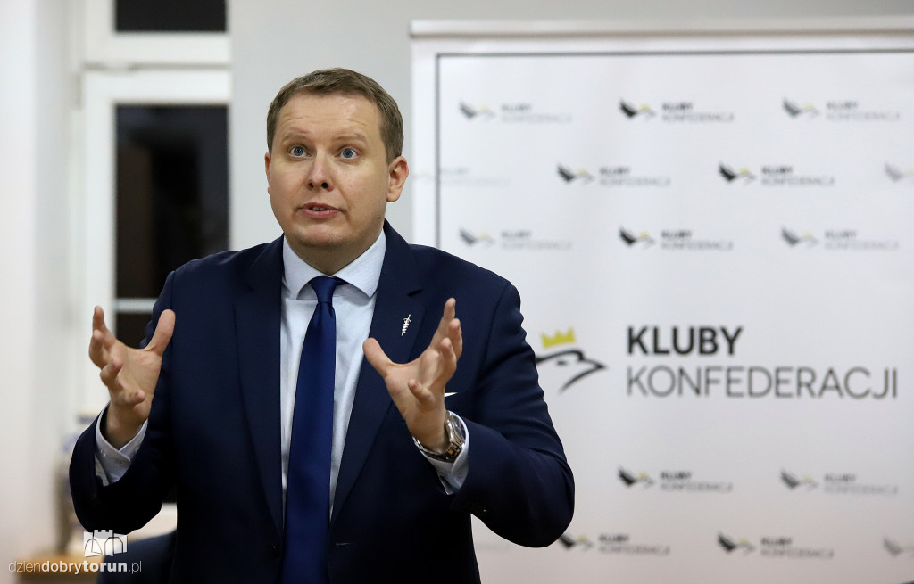 Spotkanie z posłem konfederacji Krystianem Kamińskim