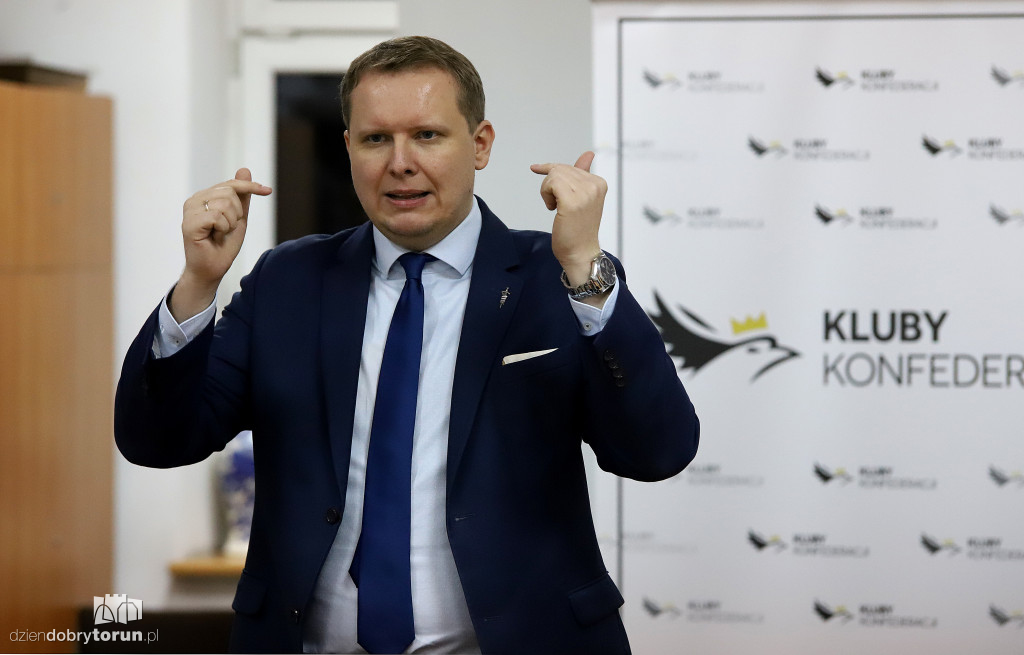 Spotkanie z posłem konfederacji Krystianem Kamińskim