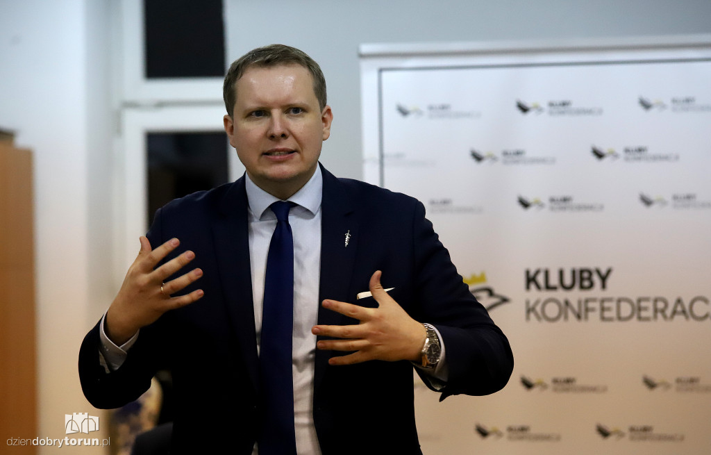 Spotkanie z posłem konfederacji Krystianem Kamińskim
