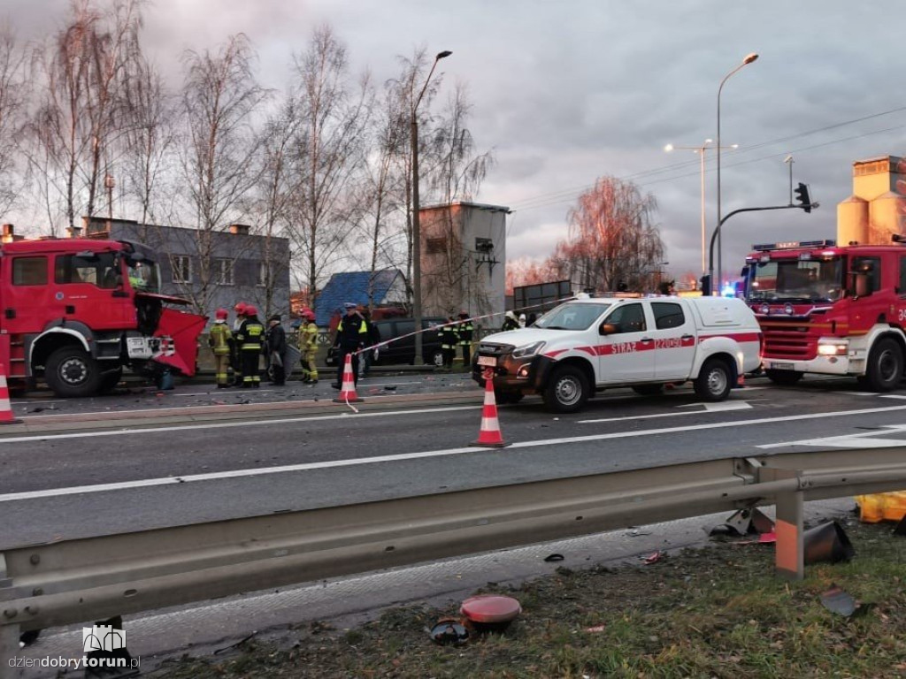 Czernikowo k. Torunia: Wypadek wozu OSP