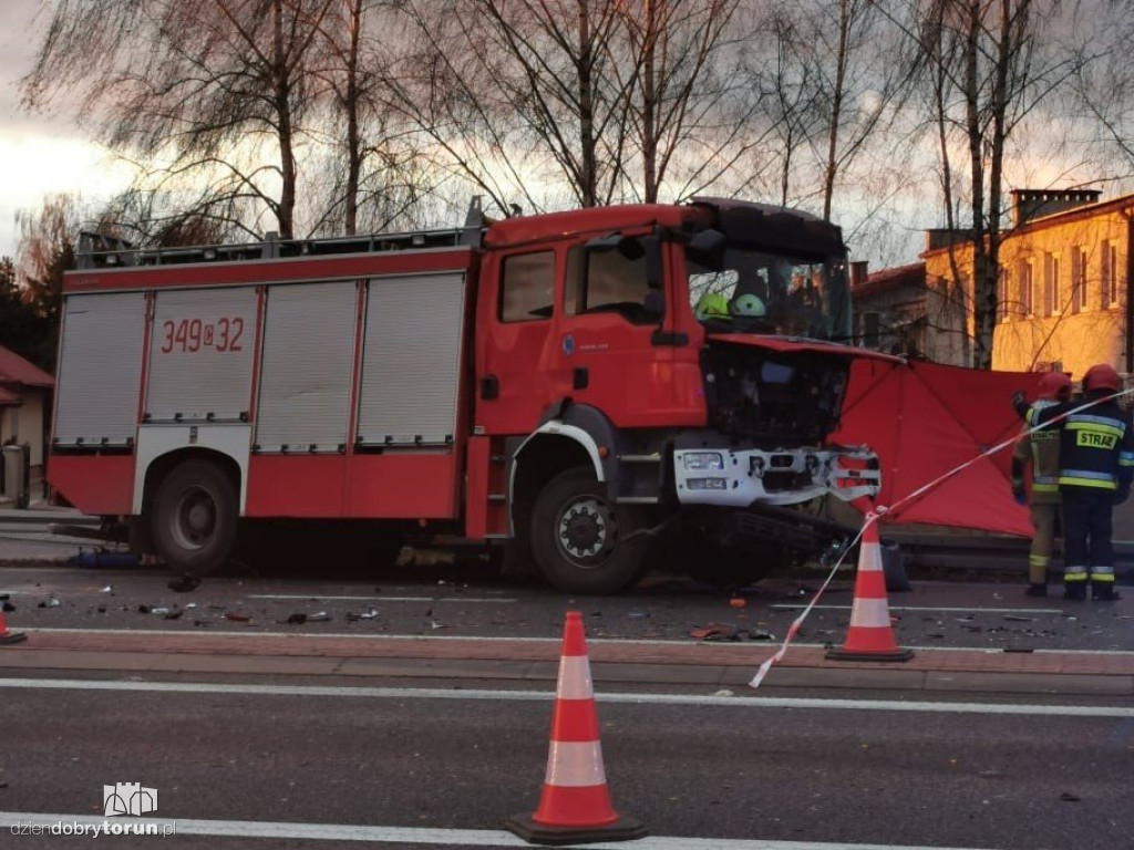 Czernikowo k. Torunia: Wypadek wozu OSP