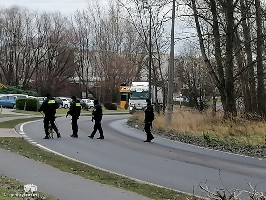 Toruń: akcja policji przy Wapiennej