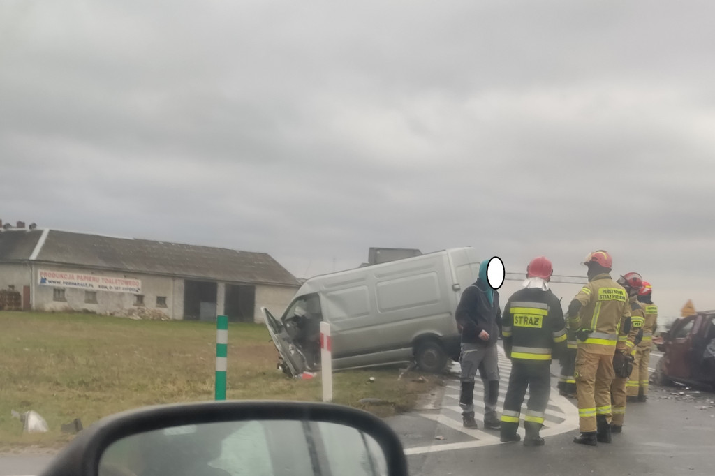 Wypadek dwóch aut we wsi pod Toruniem!