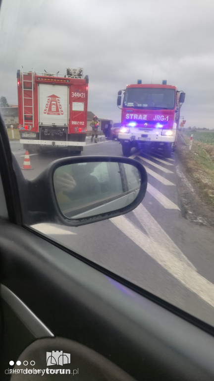 Wypadek dwóch aut we wsi pod Toruniem!