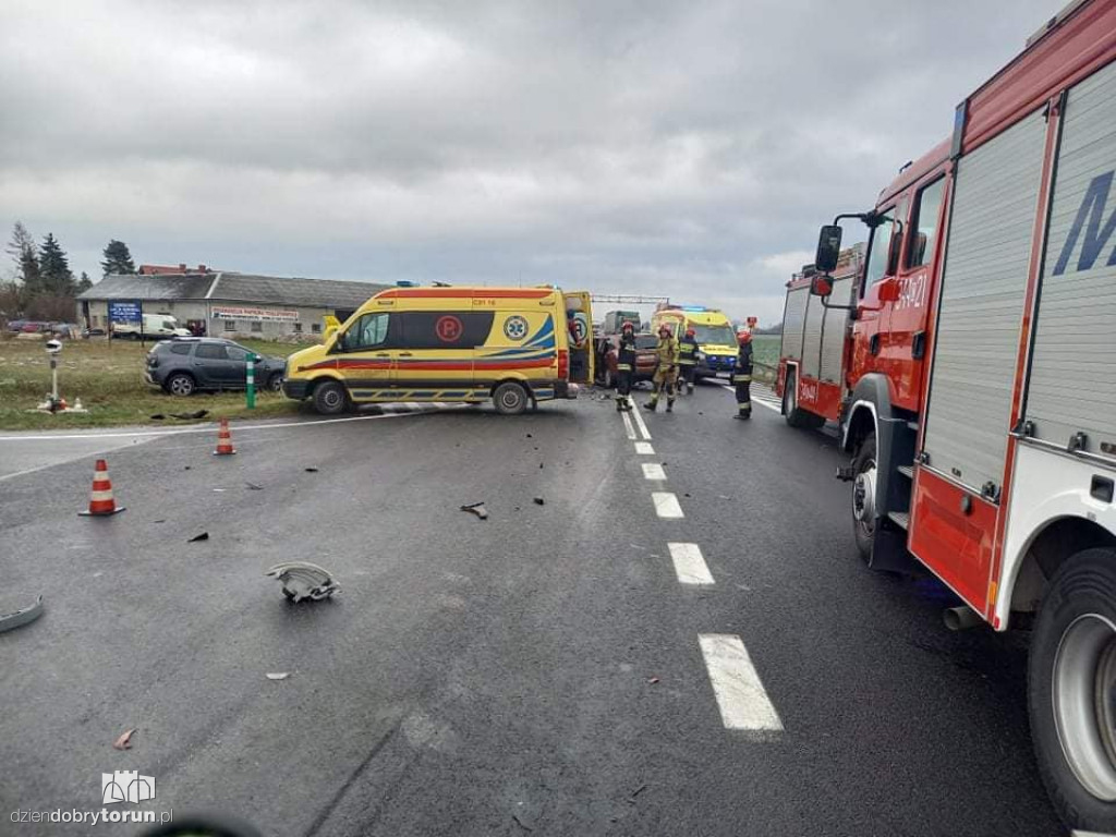 Wypadek w Grzywnie pod Toruniem