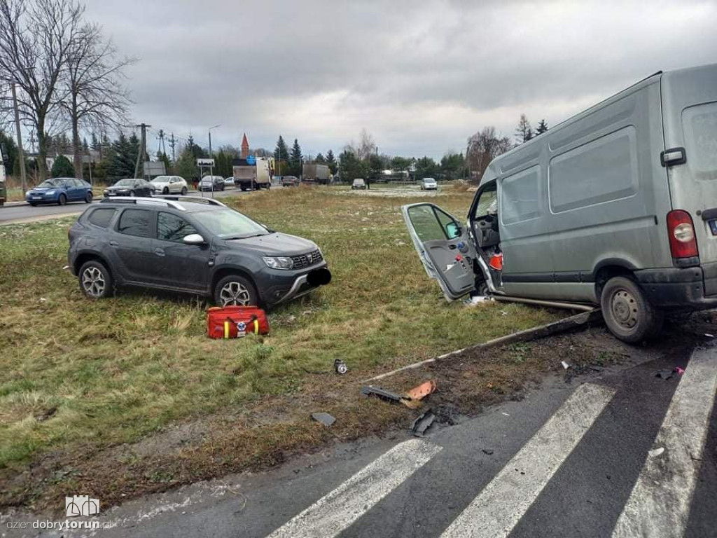 Wypadek w Grzywnie pod Toruniem