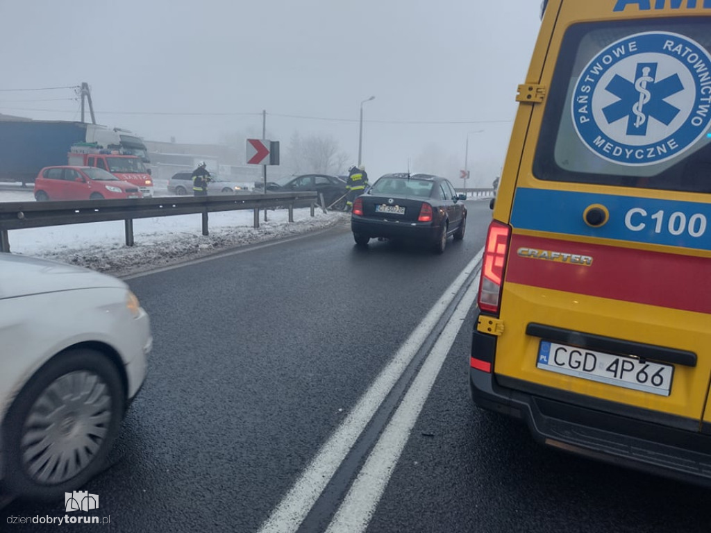 Groźne zderzenie w Rogówku k. Torunia