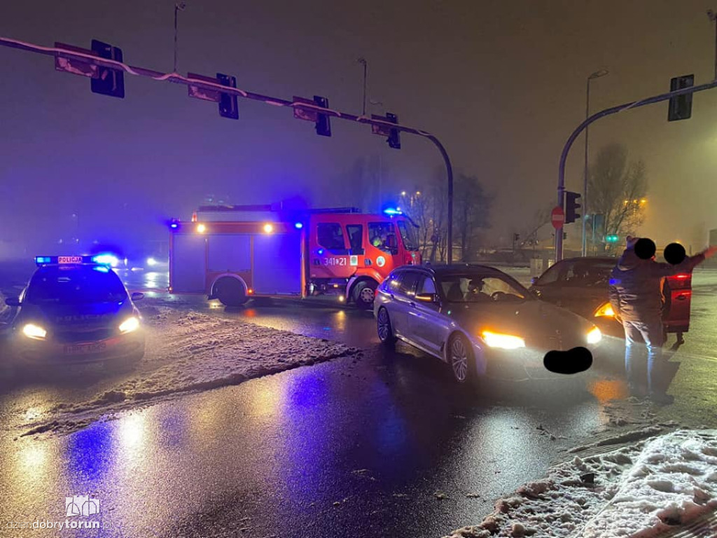Toruń: kolizja przy Chrobrego