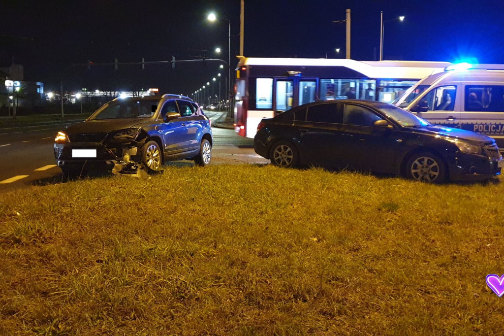 Toruń: kolizja przy Szosie Lubickiej