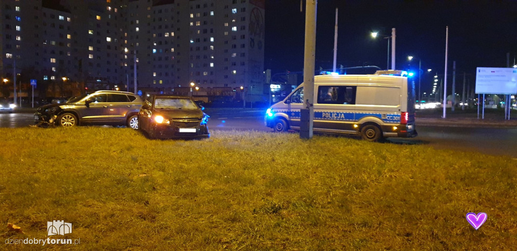 Toruń: kolizja przy Szosie Lubickiej
