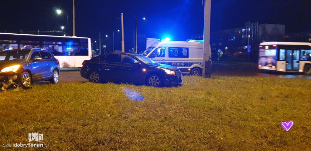 Toruń: kolizja przy Szosie Lubickiej