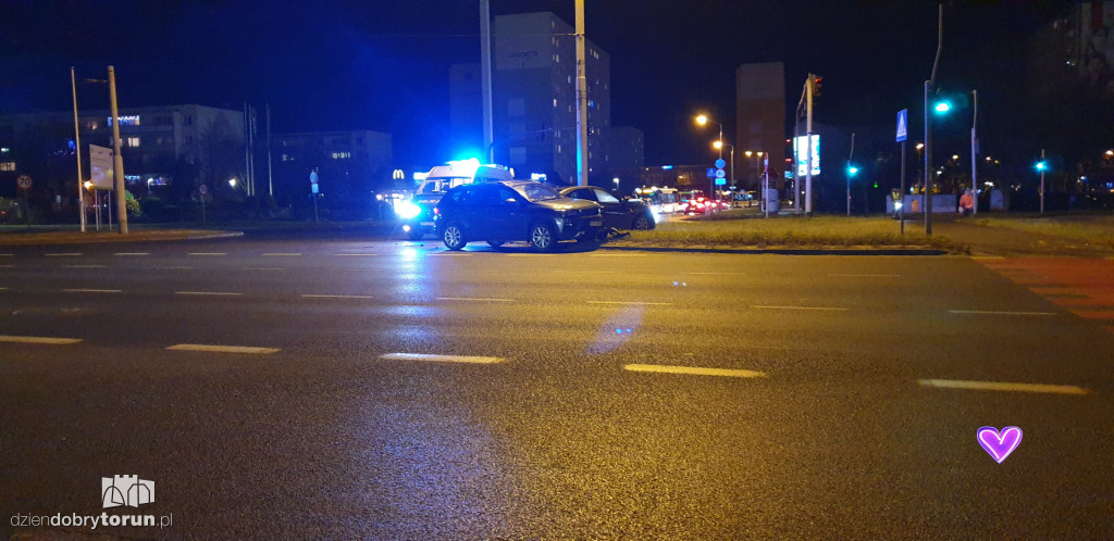 Toruń: kolizja przy Szosie Lubickiej