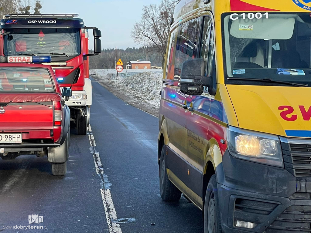 Groźne zderzenie w pobliżu Torunia