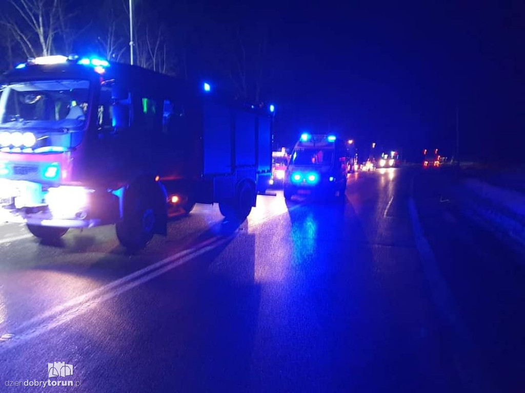 Zdarzenie drogowe w Pędzewie k. Torunia