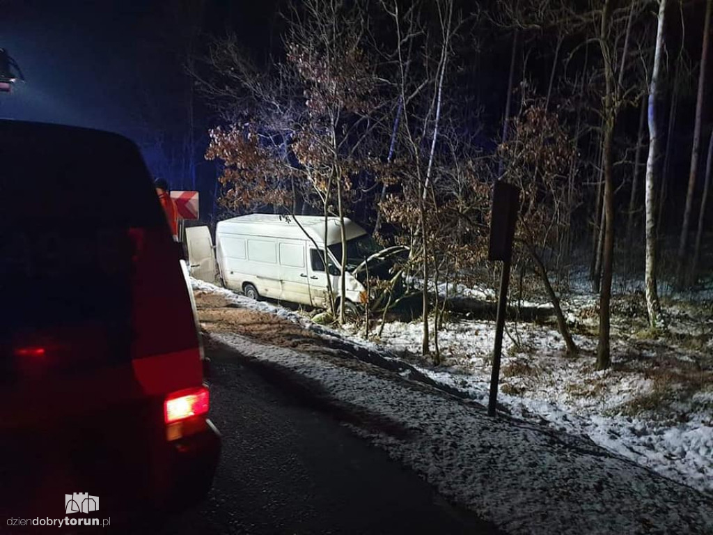 Zdarzenie drogowe w Pędzewie k. Torunia