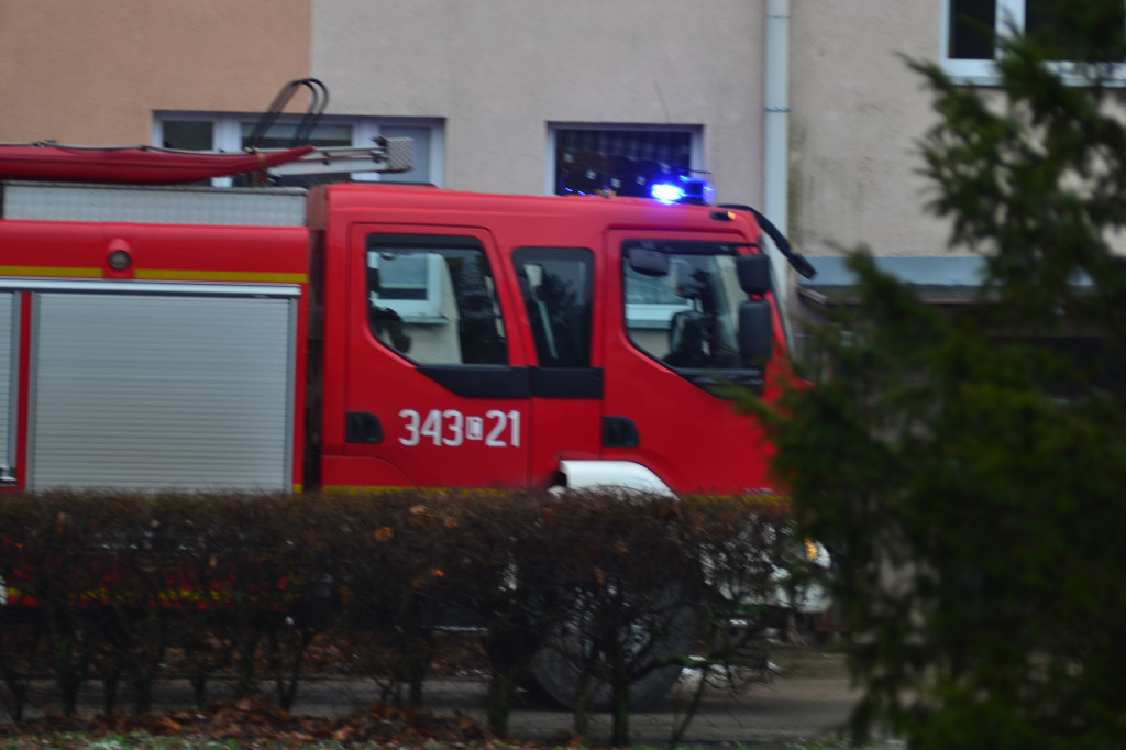 Toruń: pożar przy Filomatów Pomorskich