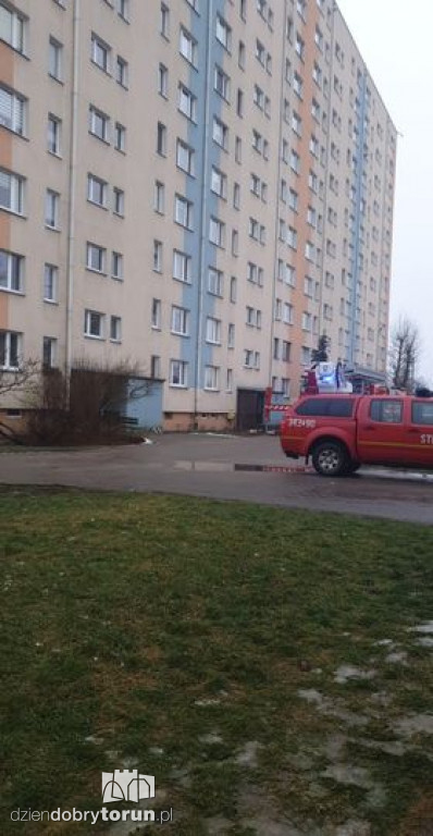 Toruń: pożar przy Filomatów Pomorskich